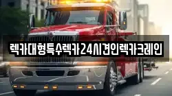 렉카대형특수렉카24시견인렉카크레인