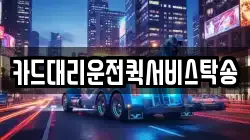 카드대리운전퀵서비스탁송