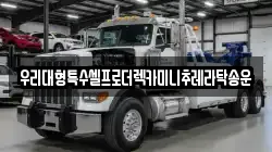 우리대형특수셀프로더렉카미니추레라탁송운