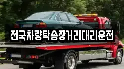 전국차량탁송장거리대리운전