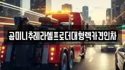곰미니추레라셀프로더대형렉카견인차