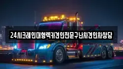24시크레인대형렉카견인전문구난차견인차상담