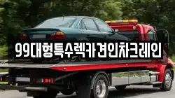 99대형특수렉카견인차크레인