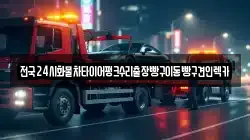 전국24시화물차타이어펑크수리출장빵구이동빵구견인렉카