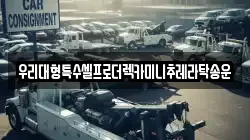 우리대형특수셀프로더렉카미니추레라탁송운