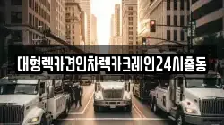 대형렉카견인차렉카크레인24시출동