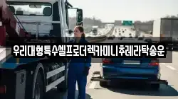 우리대형특수셀프로더렉카미니추레라탁송운