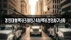 경인대형랙카크레인24시렉카견인차구난차