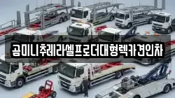 곰미니추레라셀프로더대형렉카견인차