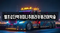 셀프로더렉카미니추레라카캐리어탁송