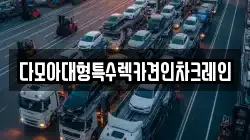 다모아대형특수렉카견인차크레인
