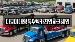 다모아대형특수렉카견인차크레인