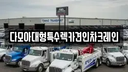 다모아대형특수렉카견인차크레인