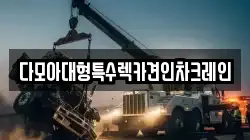 다모아대형특수렉카견인차크레인