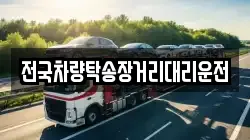 전국차량탁송장거리대리운전