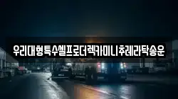 우리대형특수셀프로더렉카미니추레라탁송운
