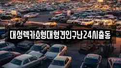 대성렉카소형대형견인구난24시출동