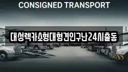 대성렉카소형대형견인구난24시출동
