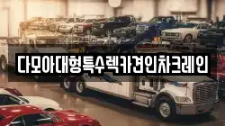 다모아대형특수렉카견인차크레인