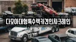 다모아대형특수렉카견인차크레인