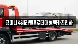 곰미니추레라셀프로더대형렉카견인차