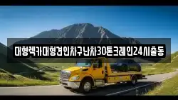 경기 과천시 별양동 렉카, 특수렉카, 차량탁송, 견인운송