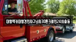 대형렉카대형견인차구난차30톤크레인24시출동