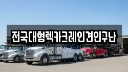 전국대형렉카크레인견인구난
