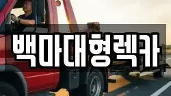 백마대형렉카
