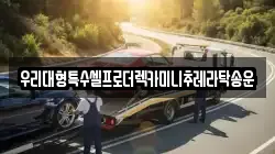 우리대형특수셀프로더렉카미니추레라탁송운