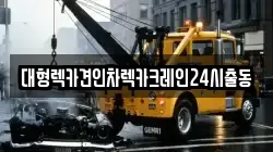 대형렉카견인차렉카크레인24시출동