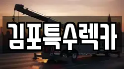 경기 김포시 감정동 렉카, 특수렉카, 차량탁송, 견인운송