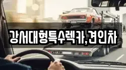 강서대형특수렉카,견인차