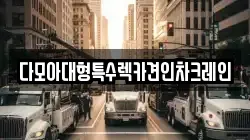 다모아대형특수렉카견인차크레인