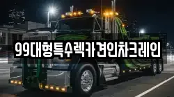 99대형특수렉카견인차크레인