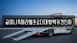 곰미니추레라셀프로더대형렉카견인차