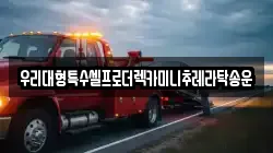 우리대형특수셀프로더렉카미니추레라탁송운