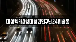 대성렉카소형대형견인구난24시출동