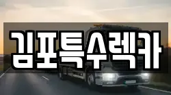 김포특수렉카