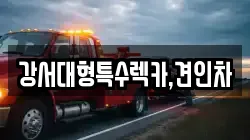 강서대형특수렉카,견인차