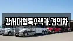 강서대형특수렉카,견인차