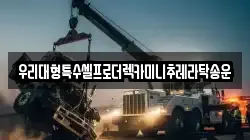 우리대형특수셀프로더렉카미니추레라탁송운