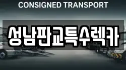 성남판교특수렉카