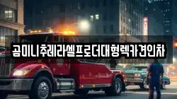 곰미니추레라셀프로더대형렉카견인차