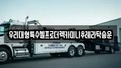 우리대형특수셀프로더렉카미니추레라탁송운