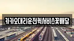 카카오대리운전퀵서비스꽃배달