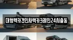 대형렉카견인차렉카크레인24시출동