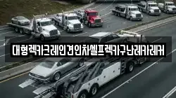 대형렉카크레인견인차셀프렉카구난레카레커