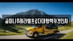 곰미니추레라셀프로더대형렉카견인차