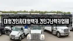 대형견인차대형렉카,견인구난렉카업체